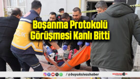 Boşanma Protokolü Görüşmesi Kanlı Bitti