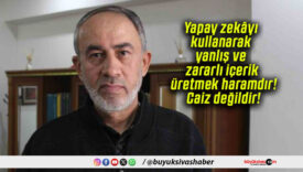 Yapay zekâyı kullanarak yanlış ve zararlı içerik üretmek haramdır! Caiz değildir!