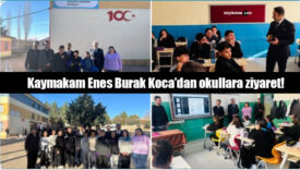 Kaymakam Enes Burak Koca’dan okullara ziyaret!