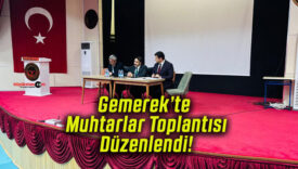 Gemerek’te Muhtarlar Toplantısı Düzenlendi!