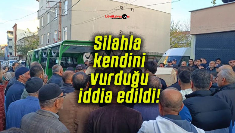 Silahla kendini vurduğu iddia edildi!