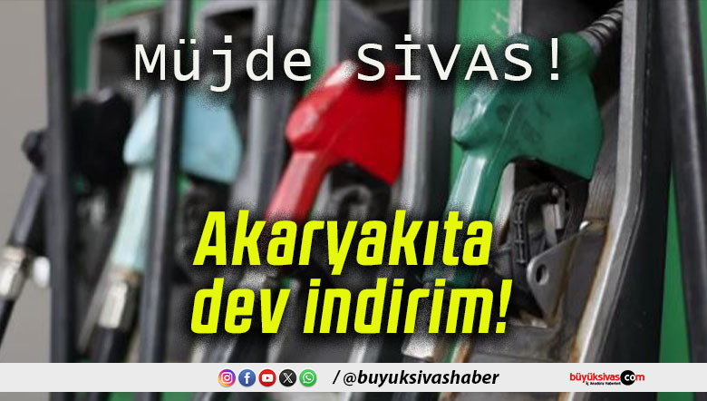 Akaryakıta dev indirim!