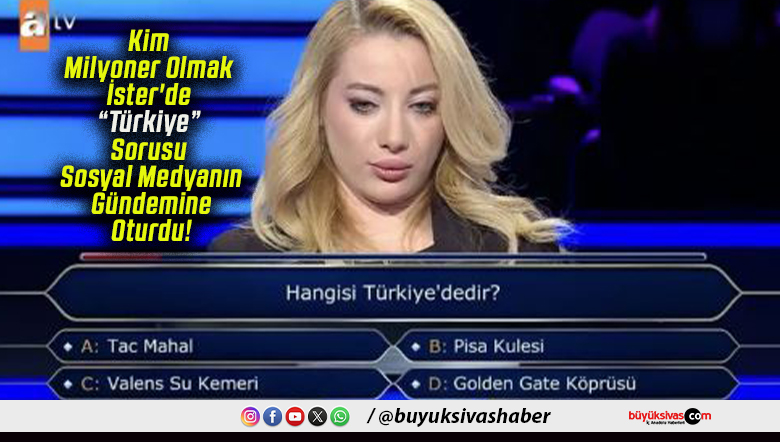 Kim Milyoner Olmak İster’de “Türkiye” Sorusu Sosyal Medyanın Gündemine Oturdu!