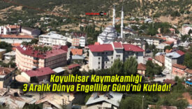 Koyulhisar Kaymakamlığı 3 Aralık Dünya Engelliler Günü’nü Kutladı!