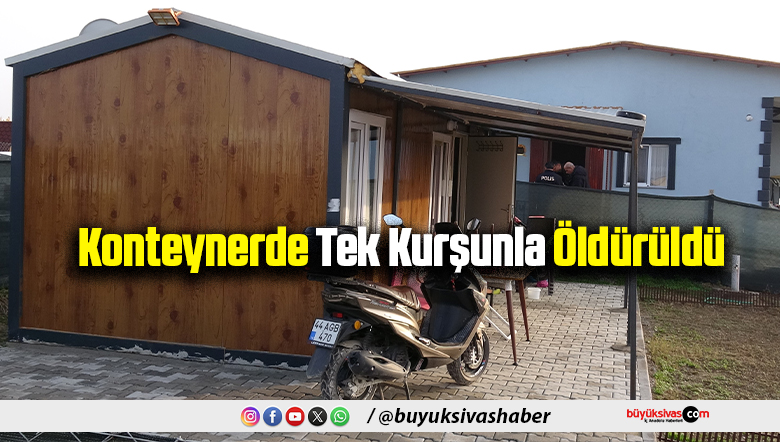 kurşunla öldürüldü
