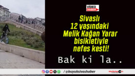 Sivaslı 12 yaşındaki Melik Kağan Yarar bisikletiyle nefes kesti!