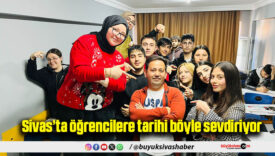 Sivas’ta YKS öğrencilerine moral dopingi: Hasan Hoca’dan eğlenceli ders yöntemi