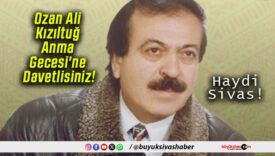 Ozan Ali Kızıltuğ Anma Gecesi!