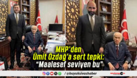 MHP’den Ümit Özdağ’a sert tepki: “Maalesef seviyen bu”