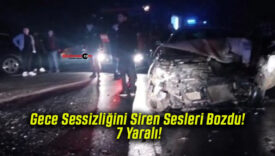 Gece Sessizliğini Siren Sesleri Bozdu! 7 Yaralı!
