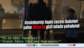 Kesinleşmiş hapis cezası bulunan şahıs gizli odada yakalandı