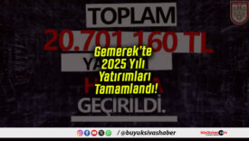 Gemerek’te 2025 Yılı Yatırımları Tamamlandı!