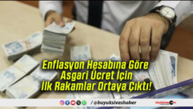 Enflasyon Hesabına Göre Asgari Ücret İçin İlk Rakamlar Ortaya Çıktı!