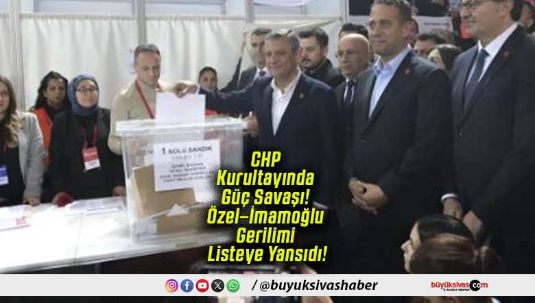 CHP Kurultayında Güç Savaşı! Özel–İmamoğlu Gerilimi Listeye Yansıdı!