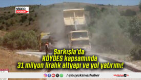 Şarkışla’da KÖYDES kapsamında 31 milyon liralık altyapı ve yol yatırımı!