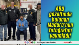 ABD gözaltında bulunan Maduro’nun fotoğrafını yayınladı!