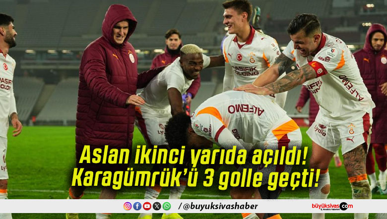 Aslan ikinci yarıda açıldı! Karagümrük’ü 3 golle geçti!