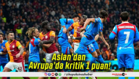 Aslan’dan Avrupa’da kritik 1 puan!