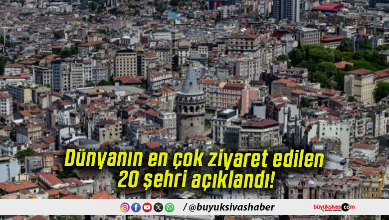 Dünyanın en çok ziyaret edilen 20 şehri açıklandı!