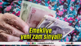 Emekliye yeni zam sinyali!
