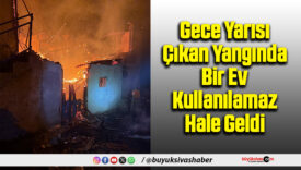 Gece Yarısı Çıkan Yangında