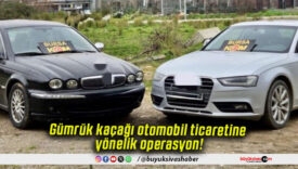 Gümrük kaçağı otomobil ticaretine yönelik operasyon!