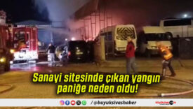 LogolularSanayi sitesinde çıkan yangın paniğe neden oldu!