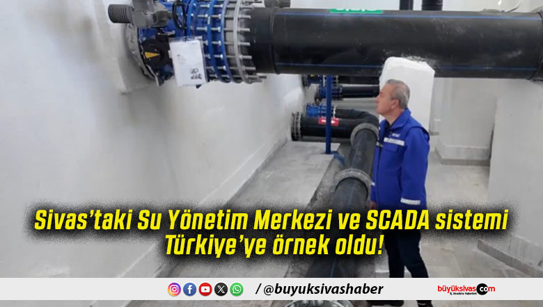 Sivas’taki Su Yönetim Merkezi ve SCADA sistemi Türkiye’ye örnek oldu!