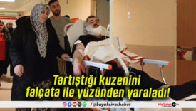 Tartıştığı kuzenini falçata ile yüzünden yaraladı!