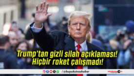 Trump’tan gizli silah açıklaması! Hiçbir roket çalışmadı!