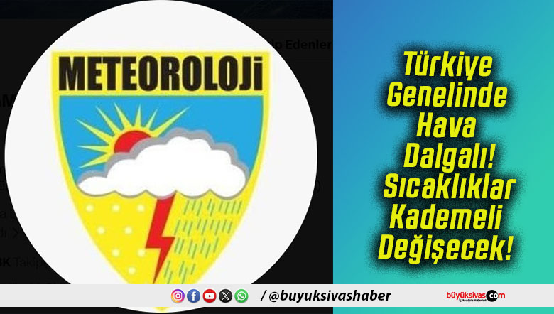 Türkiye Genelinde Hava Dalgalı! Sıcaklıklar Kademeli Değişecek!