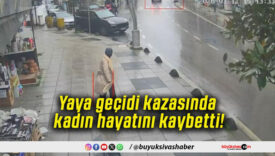 Yaya geçidi kazasında kadın hayatını kaybetti!