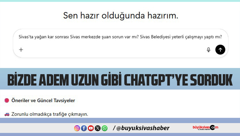 ChatGPT’ye sorduk