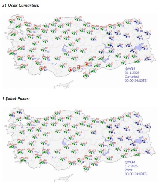 Meteoroloji’den Türkiye’ye soğuk hava uyarısı! Sıcaklıklar hızla düşecek!