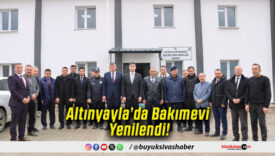 Altınyayla’da Bakımevi Yenilendi!
