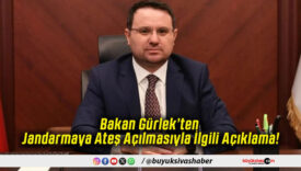 Bakan Gürlek’ten Jandarmaya Ateş Açılmasıyla İlgili Açıklama!