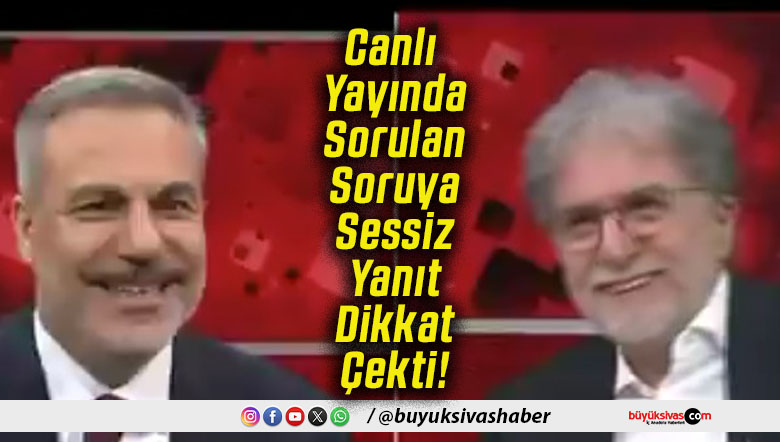 Canlı Yayında Sorulan Soruya Sessiz Yanıt Dikkat Çekti!