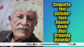 Cinayette Yeni Gelişme! Yaşlı Adamın Kesik Başı Ormanda Bulundu!