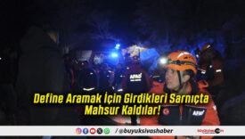 Define Aramak İçin Girdikleri Sarnıçta Mahsur Kaldılar!