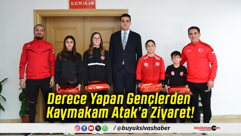 Derece Yapan Gençlerden Kaymakam Atak’a Ziyaret!