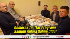 Gemerek’te İftar Programı Samimi Anlara Sahne Oldu!