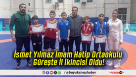 İsmet Yılmaz İmam Hatip Ortaokulu Güreşte İl İkincisi Oldu!
