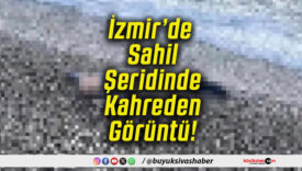 İzmir’de Sahil Şeridinde Kahreden Görüntü!