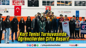 Kort Tenisi Turnuvasında Öğrencilerden Çifte Başarı!