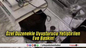 Özel Düzenekle Uyuşturucu Yetiştirilen Eve Baskın!