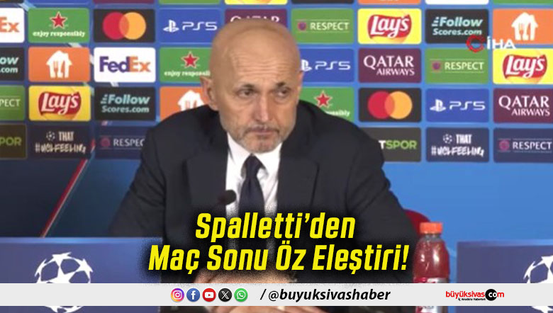 Spalletti’den Maç Sonu Öz Eleştiri!
