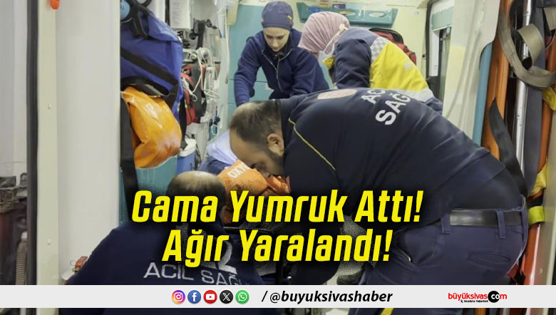 Tartışma Kanlı Bitti! Cama Yumruk Attı! Ağır Yaralandı!