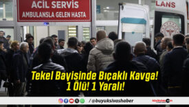 Tekel Bayisinde Bıçaklı Kavga! 1 Ölü! 1 Yaralı!