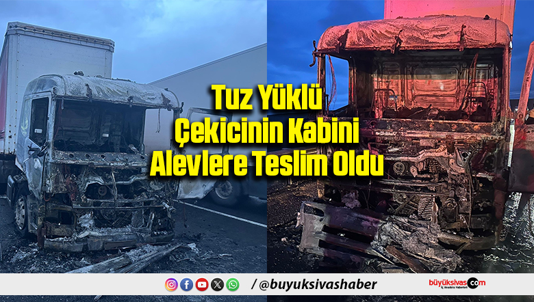 Tuz Yüklü Çekicinin