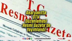 Akaryakıtta ÖTV Düzenlemesi Resmi Gazete’de Yayımlandı!